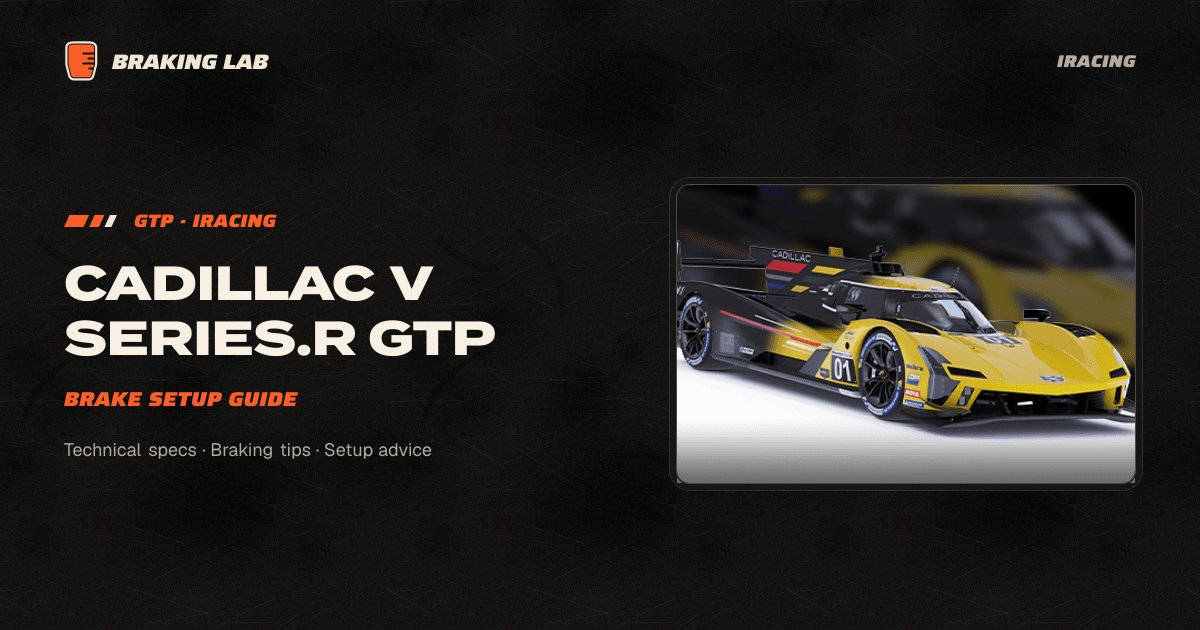 Cadillac V Series.R GTP Brake Setup Guide | Braking Lab
