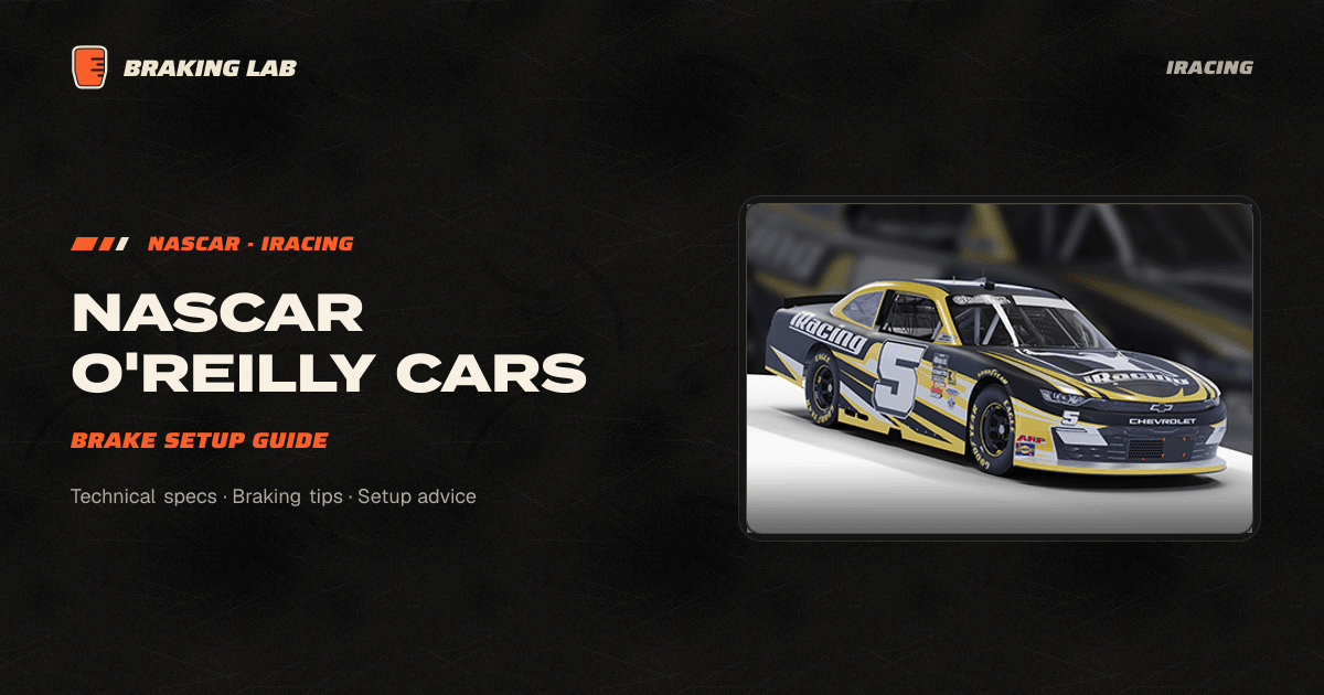 UM NASCAR Xfinity Brake Setup Guide | Braking Lab